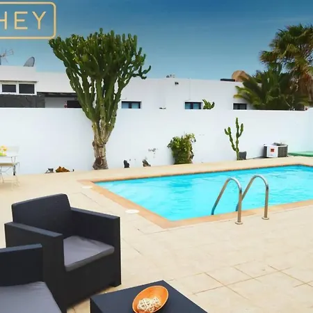 Timanfaya Heatable Pool, Afternoon Sun And Spacious Terrace * 普拉亚布兰卡